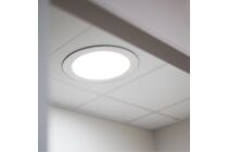 Powerdaylight diam. 25cm Plafondplaat rond opbouw wit binnenzijde