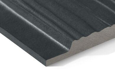 Swisspearl Gevelplank Connect Wood Look Cedar CP 150c Antraciet Grijs 1-z 8x210x3000mm