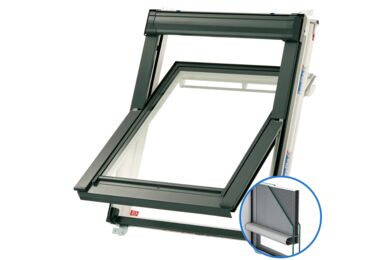 Keylite Tuimelvenster WCP 04 I Wit Gehard HR++ glas 780x980mm