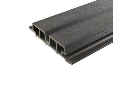 wpc weo60 gardenwall dark grey fsc 100% 33x170x2900mm