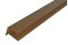 Alu Weo Essential Gardenwall F-Profiel Teak Ral 8024 35X45X3000mm