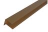 alu weo essential gardenwall f-profiel teak ral 8024 35x45x3000mm