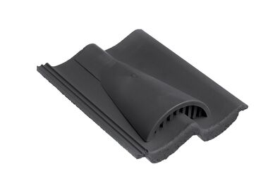 Monier sneldek ventilatiepan natura novo+ effen antraciet