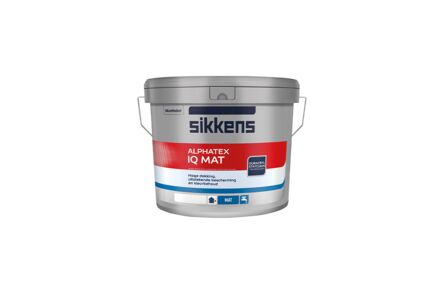 Sikkens Alphatex IQ Mat Muurverf Acryl Mat Donker emmer N00 4,65ltr
