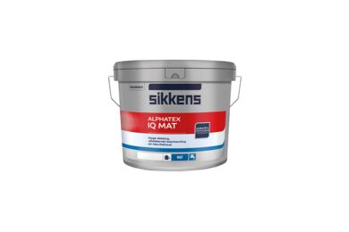 Sikkens Alphatex IQ Mat Muurverf Acryl Mat Wit emmer W05 10ltr