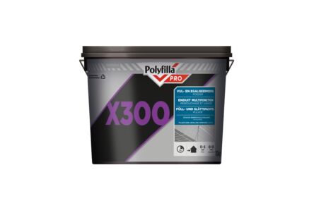 Polyfilla Pro vul-egaliseermiddel X300 emmer 10kg