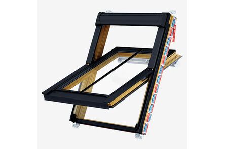 Keylite Tuimelvenster CW-TCP 09 T blank HR++ glas klassieke afwerking 1340x980mm