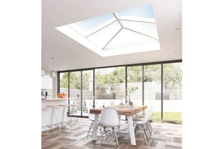 Keylite lichtstraat FRL 3015 kunststof rechthoekig zwart 3000x1500mm