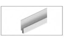 Swisspearl Plank Connect Aansluitprofiel Raam CP 010 Agaat Grijs Aluminium 3000mm