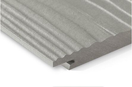 Swisspearl Gevelplank Connect Wood Look Cedar CP 040c Graniet Grijs 1-z 8x210x3000mm