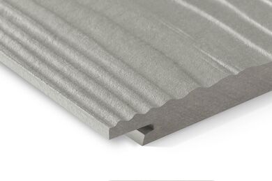 Swisspearl Gevelplank Connect Wood Look Cedar CP 040c Graniet Grijs 1-z 8x210x3000mm