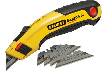 Stanley Fatmax schuifmes met 5 carbide reservemessen