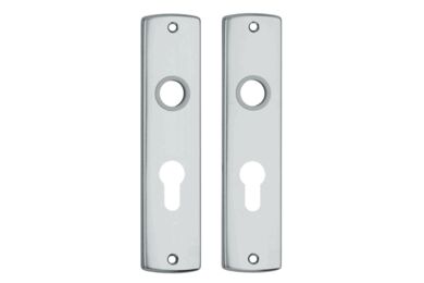 Axa Binnendeurschild Curve 63502091/55CP Aluminium geandoniseerd 55mm 1st 180x41mm