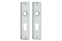 Axa Binnendeurschild Curve 63502091/55CP Aluminium geandoniseerd 55mm 1st 180x41mm