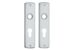 Axa Binnendeurschild Curve 63502091/55CP Aluminium geandoniseerd 55mm 1st 180x41mm