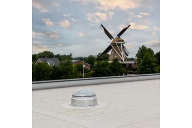 Powerdaylight diam. 53cm Plat dak buitenzijde