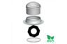 Powerdaylight diam. 35cm Eco plat dak buitenzijde