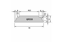 Q-pine Neut Wit QP233 gegrond