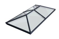 Keylite lichtstraat FRL 3020 kunststof rechthoekig zwart 3000x2000mm