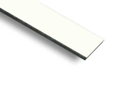 Trespa Gevelstrook Lumen Pura NFC Sponningdeel PUL0500 Athens White 3050x186x8mm 4pp