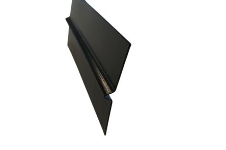 alu voegprofiel +rib zwart 2500x56