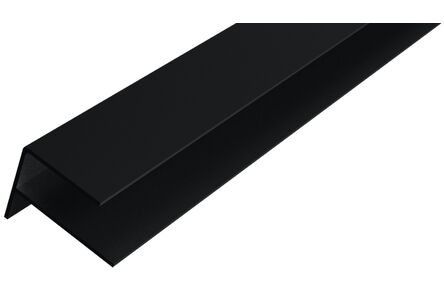 weo35-60 alu f-profiel ebony ral 9005 65x80x3000mm