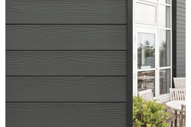 Swisspearl Gevelplank Connect Wood Look Cedar CP 040c Graniet Grijs 1-z 8x210x3000mm