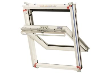 Keylite Tuimelvenster WCP 09 I wit HR++ glas 1340x980mm