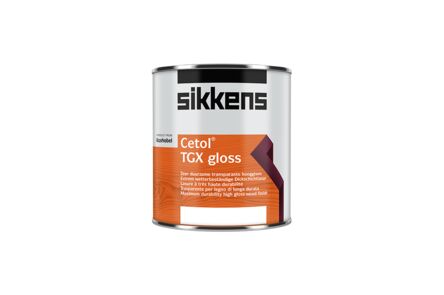 Sikkens Cetol TGX Gloss Buitenlak Alkyd Hoogglans Kleurloos blik 000/TU transparant 990ml