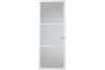 Comfidoor Lijndeur Lies Satijn veiligheidsglas Zuiver wit Afgelakt Opdek Rechts Loopslot 930x2315mm