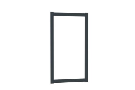 boston alu poortframe incl slot ral 7016 1200x1830mm