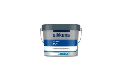 Sikkens Alpha Mat Muurverf Acryl Mat Wit emmer W05 10ltr
