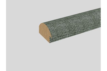 ISIwall eindprofiel Rondo textiel groen 30x2600x19mm