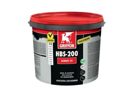 Griffon HBS-200 rubber tix emmer zwart 16ltr