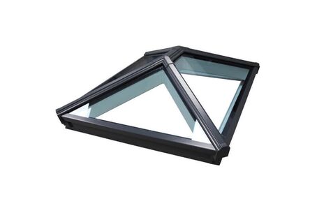 Keylite lichtstraat FRL 2515 kunststof rechthoekig zwart 2500x1500mm