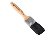 Kwast Plat Classic Hout Zwart Chinees Varkenshaar maat 1.5