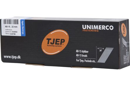 tjep tf-18 mini-brads 32mm verzinkt (4.000 stuks)