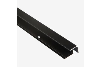 Fibo Buitenhoek Zwart Aluminium 2400mm