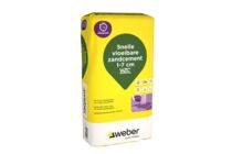 Weber snelle vloeibare zandcement 1-7 cm 25kg