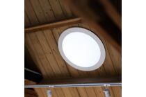 Powerdaylight diam. 53cm Plafondplaat rond opbouw wit binnenzijde