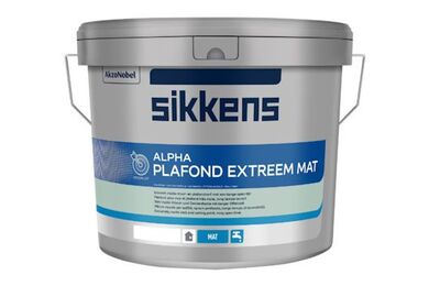 Sikkens Alpha Plafond Extreem Mat Muurverf Mat Wit emmer W05 5ltr