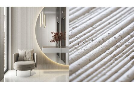 Fitwall Concrete wandpaneel rolling white sand