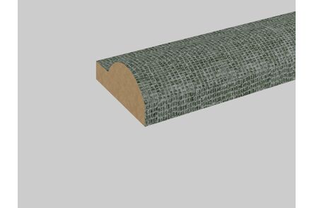 ISIwall beginprofiel Rondo textiel groen 42x2600x19mm