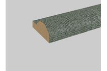 Isiwall Beginprofiel Rondo Textiel Groen  2600x42x19mm Isiwall Beginprofiel Rondo Textiel Groen  2600x42x19mm