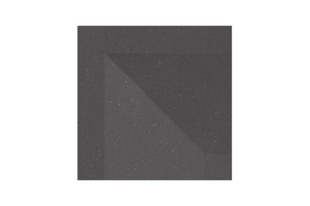 Mosa Douchebakhoekplint 74090HS1515 Mat ivoorzwart 150x150mm