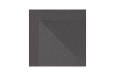 Mosa Douchebakhoekplint 74090HS1515 Mat ivoorzwart 150x150mm