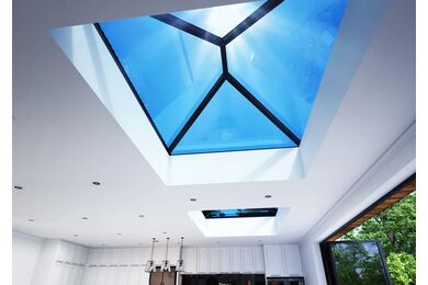 Keylite lichtstraat FRL 2515 kunststof rechthoekig zwart 2500x1500mm