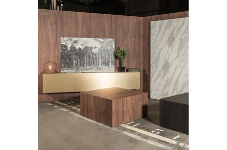 Kronospan decorspaanplaat K020 PW fireside select walnut 2800x2070x18mm