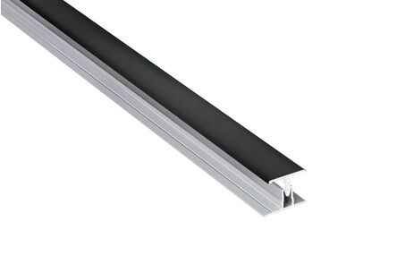 Fibo Koppelprofiel 2-Delig Aluminium Zwart 2400mm