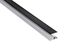 Fibo Koppelprofiel 2-Delig Aluminium Zwart 2400mm